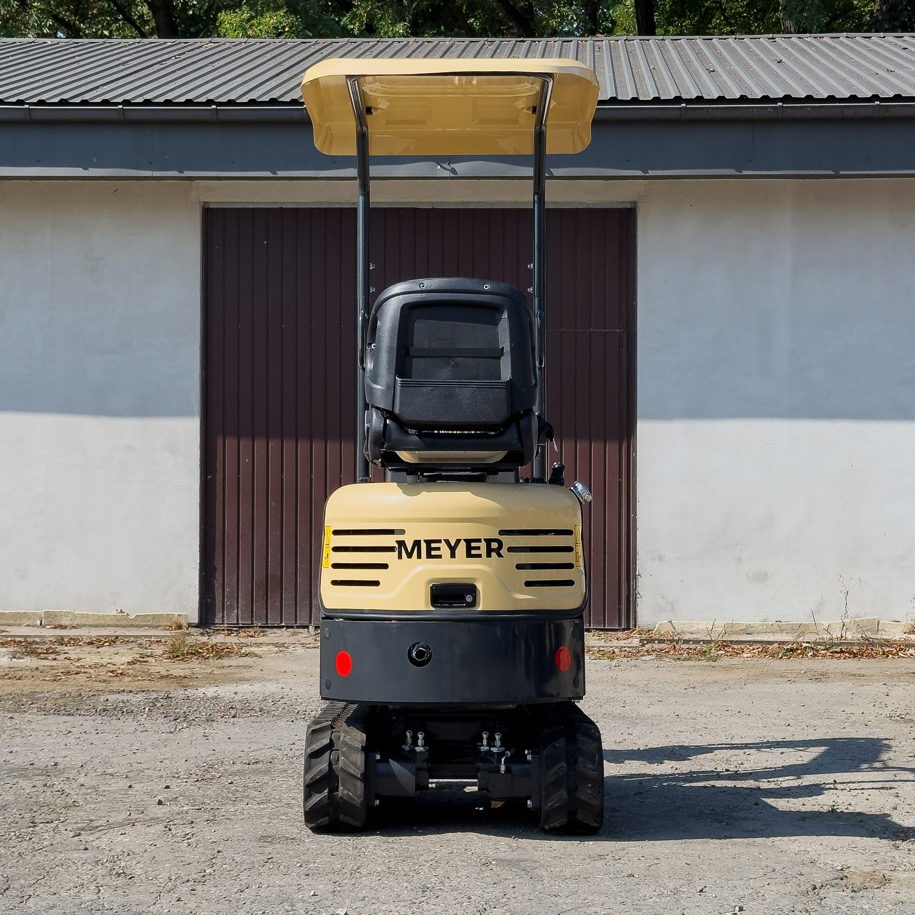 Minikoparka gąsienicowa MEYER X1000 - skrętne ramię