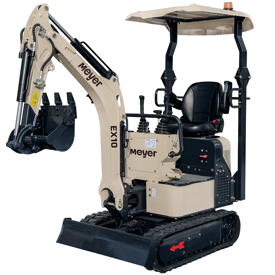 Minikoparka gąsienicowa MEYER EX10 – skrętne ramię, silnik Briggs & Stratton