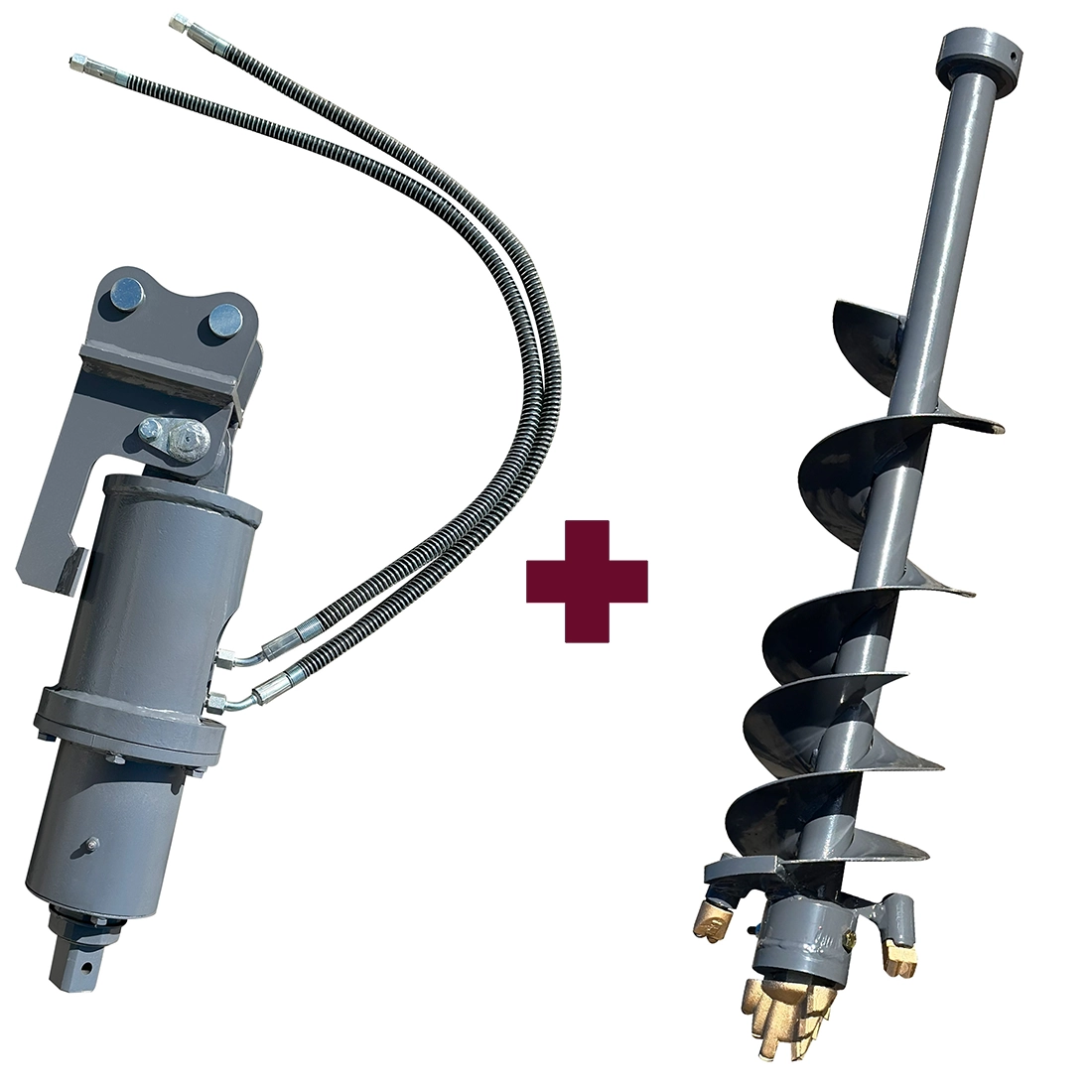 Wiertnica hydrauliczna do koparki Meyer z wiertłem zbrojeniowym 200mm