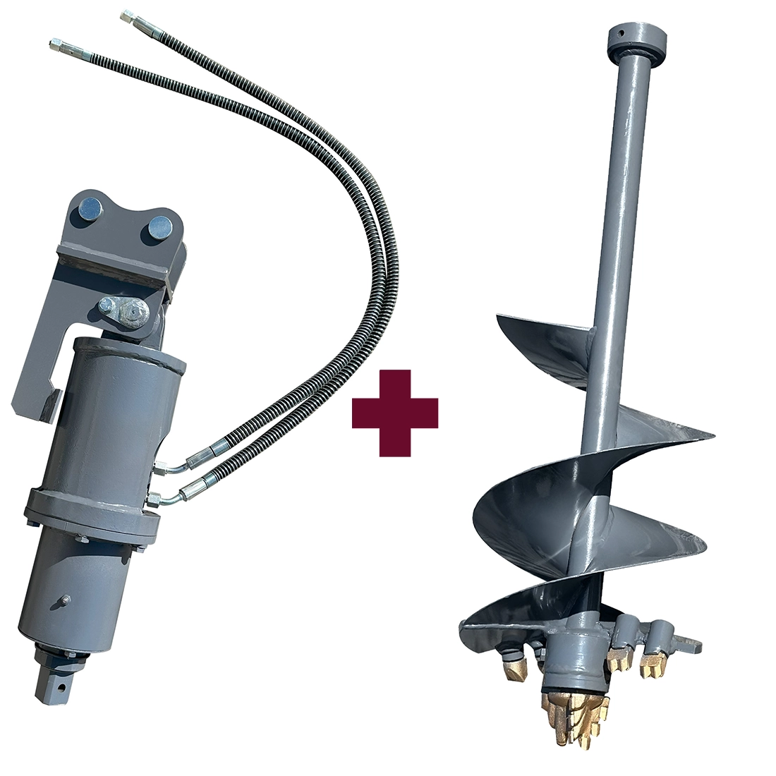 Wiertnica hydrauliczna do koparki Meyer z wiertłem zbrojeniowym 300 mm