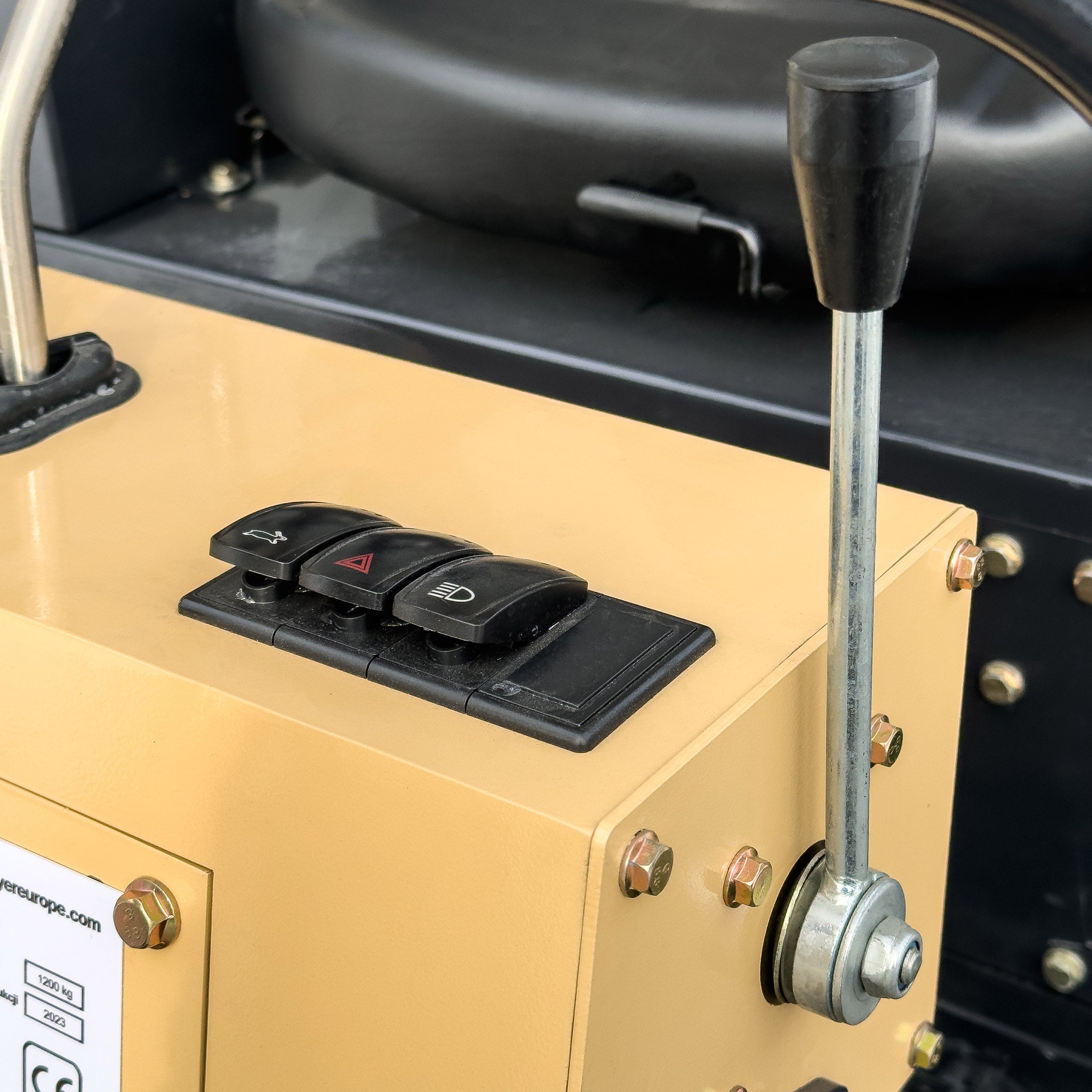 Minikoparka gąsienicowa MEYER EX12 - skrętne ramię, joystick