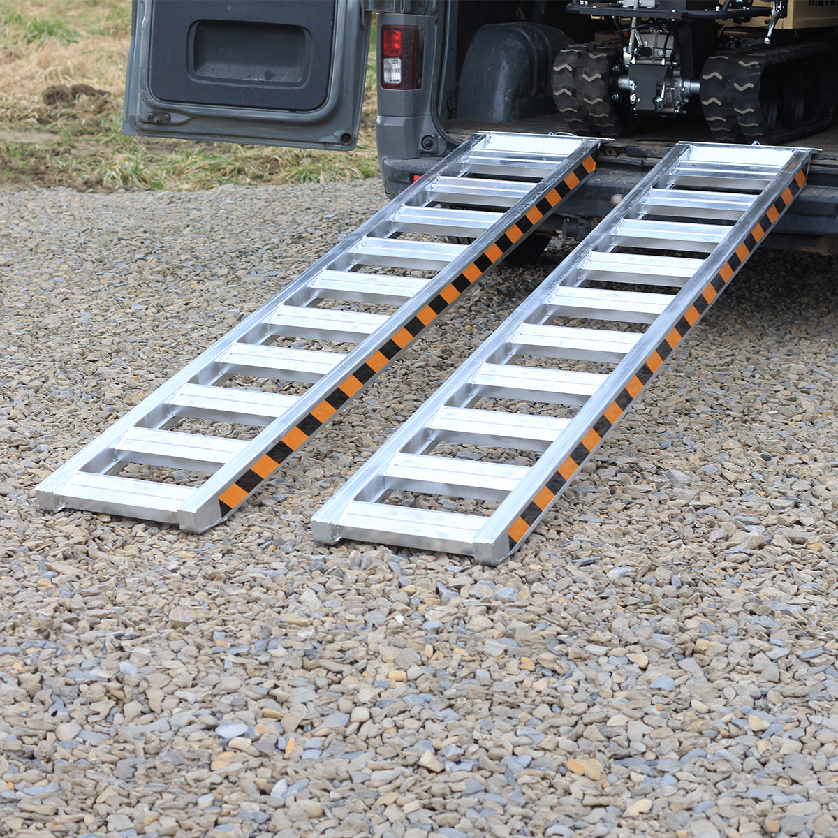 Najazdy aluminiowe MEYER 2,5 m – 2 t komplet