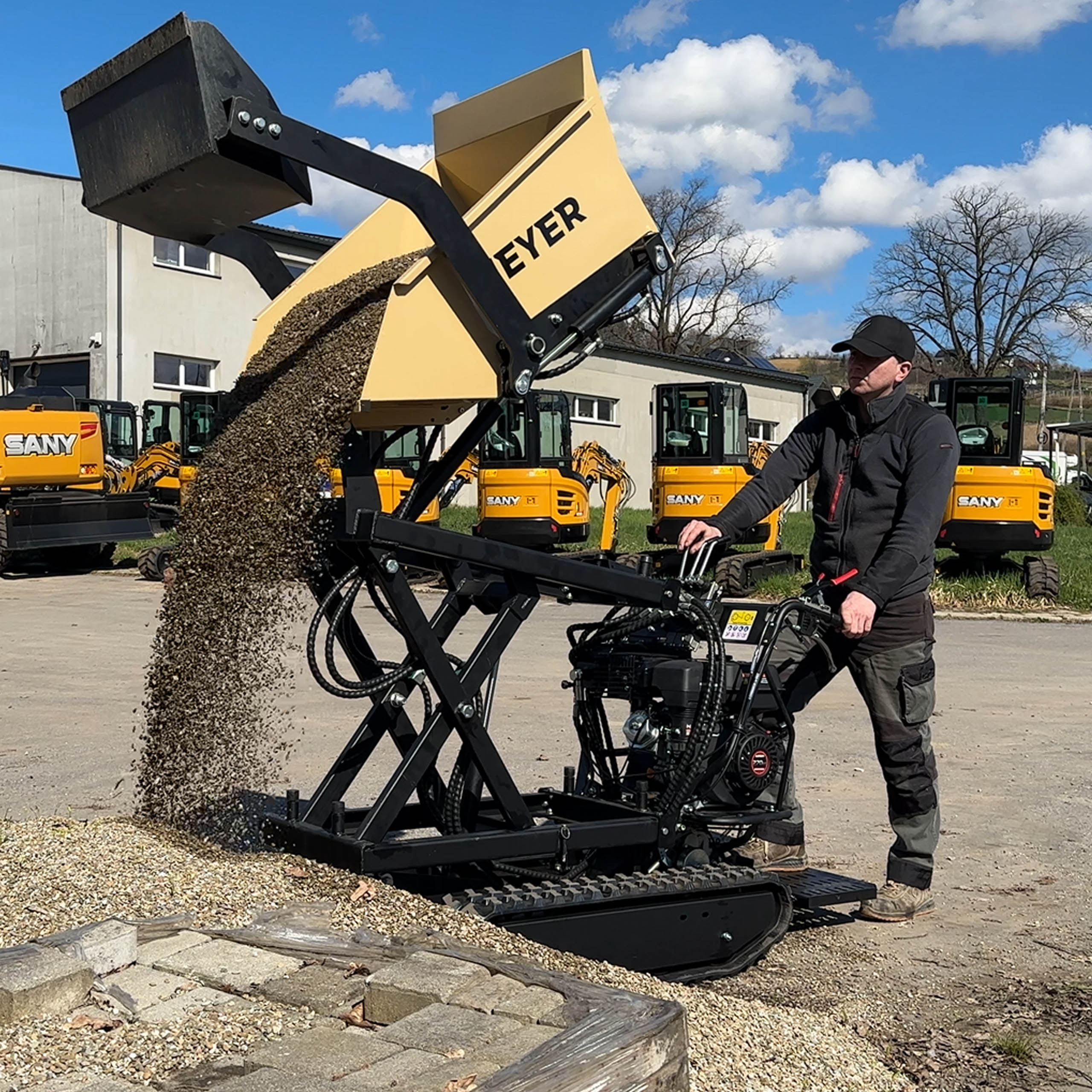 Wozidło gąsienicowe MEYER T500SL