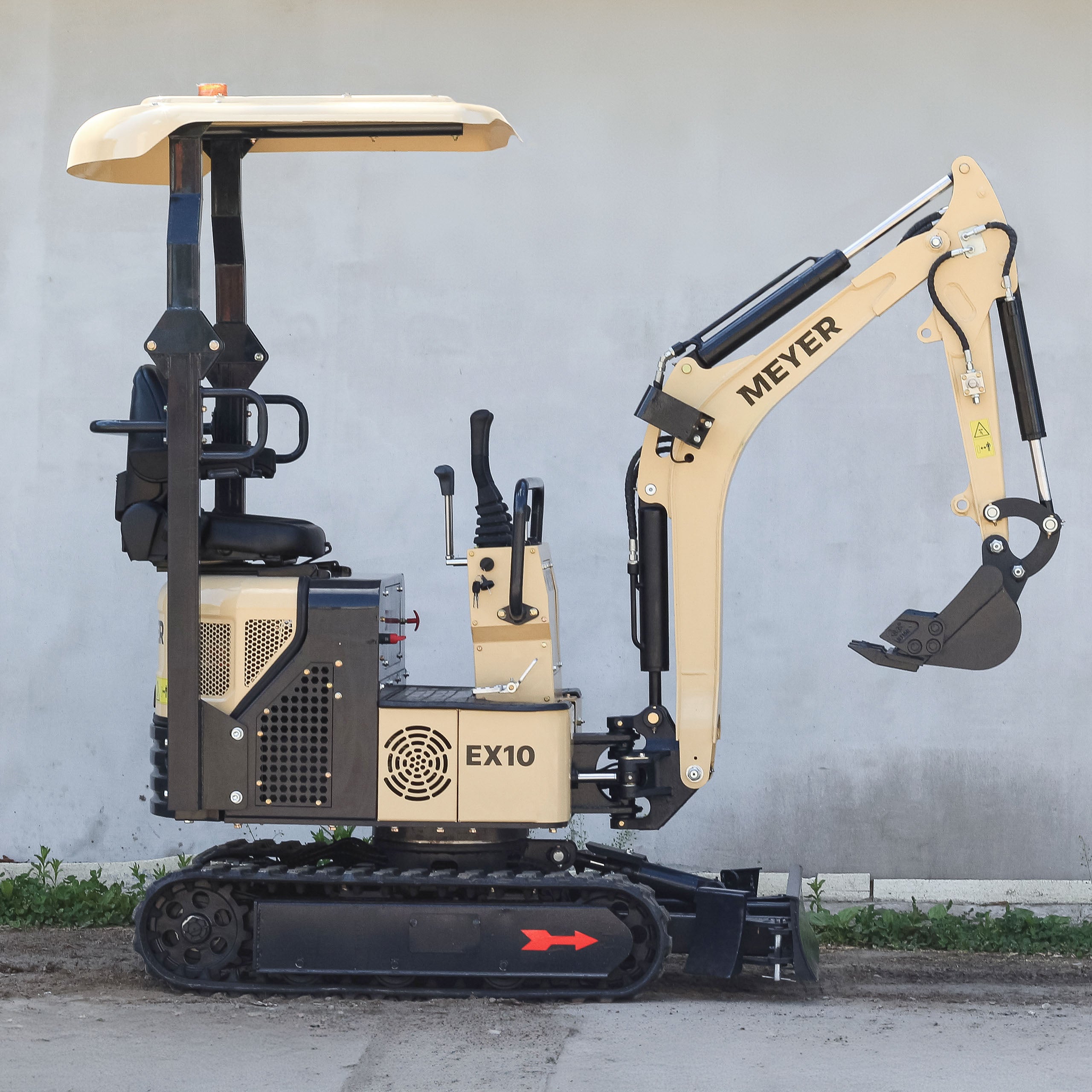 Minikoparka gąsienicowa MEYER EX10 – skrętne ramię, silnik Briggs & Stratton