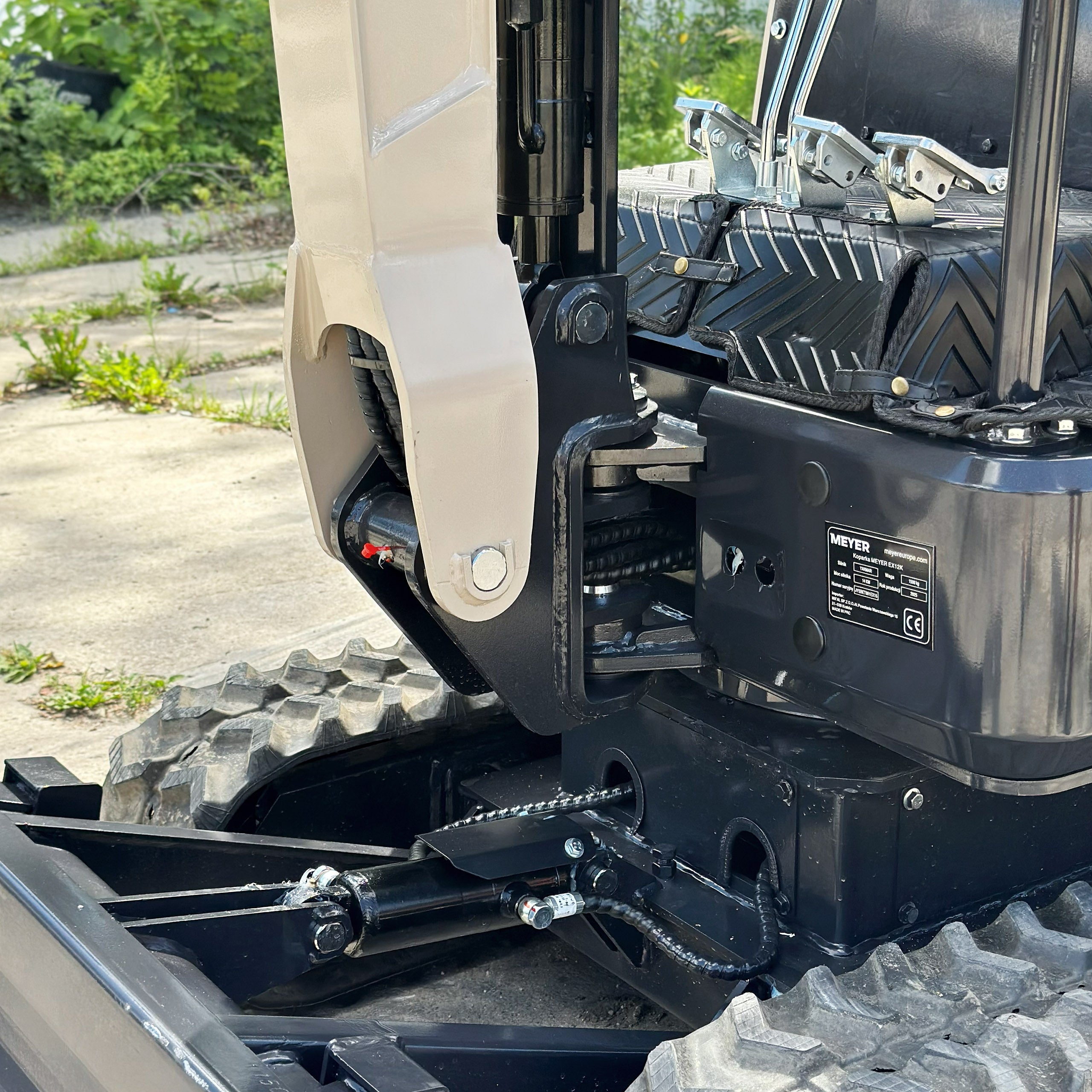 MINIKOPARKA GĄSIENICOWA MEYER EX15 z rozsuwanymi gąsienicami + skrętne ramię + JOYSTICK