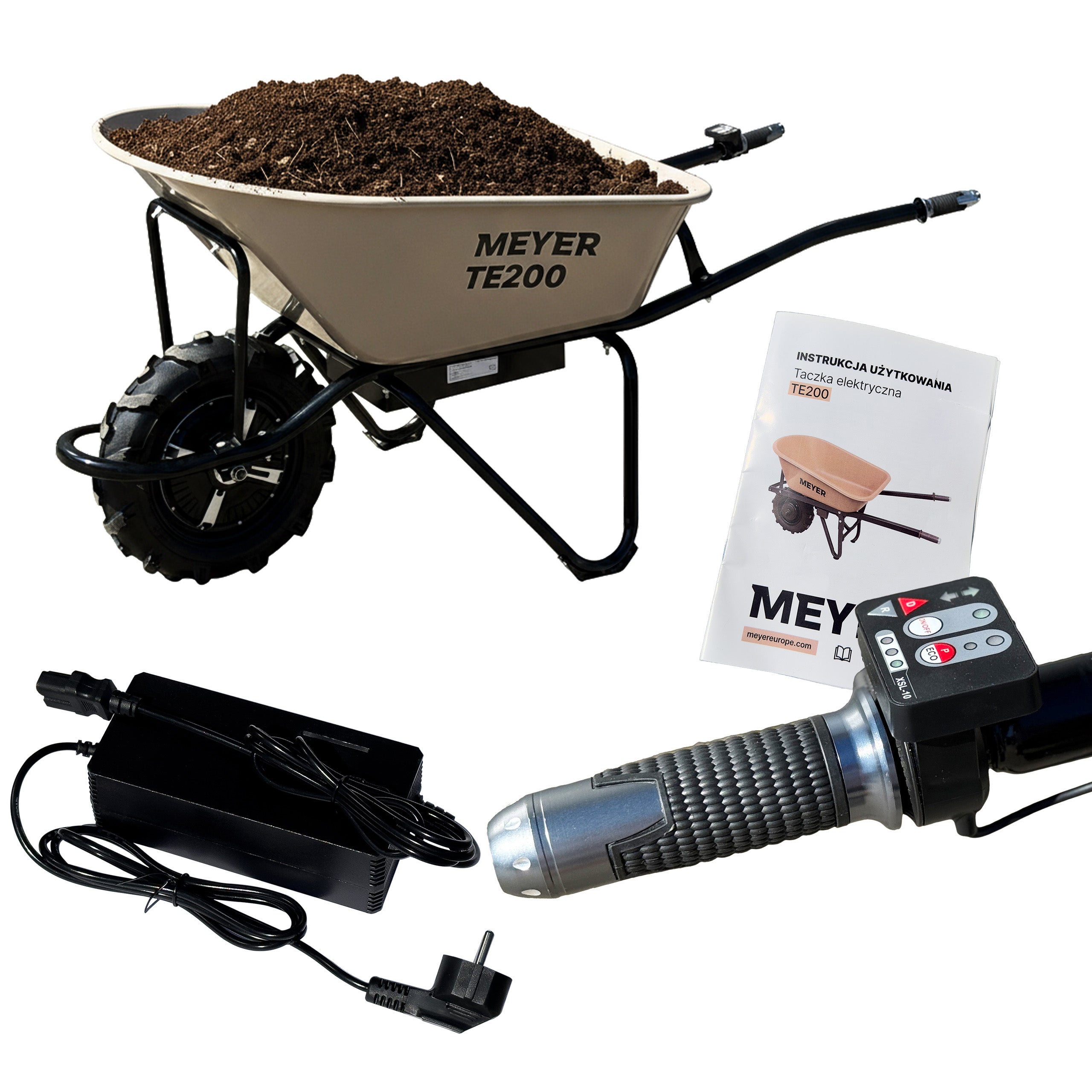 Taczka elektryczna z napędem MEYER TE200