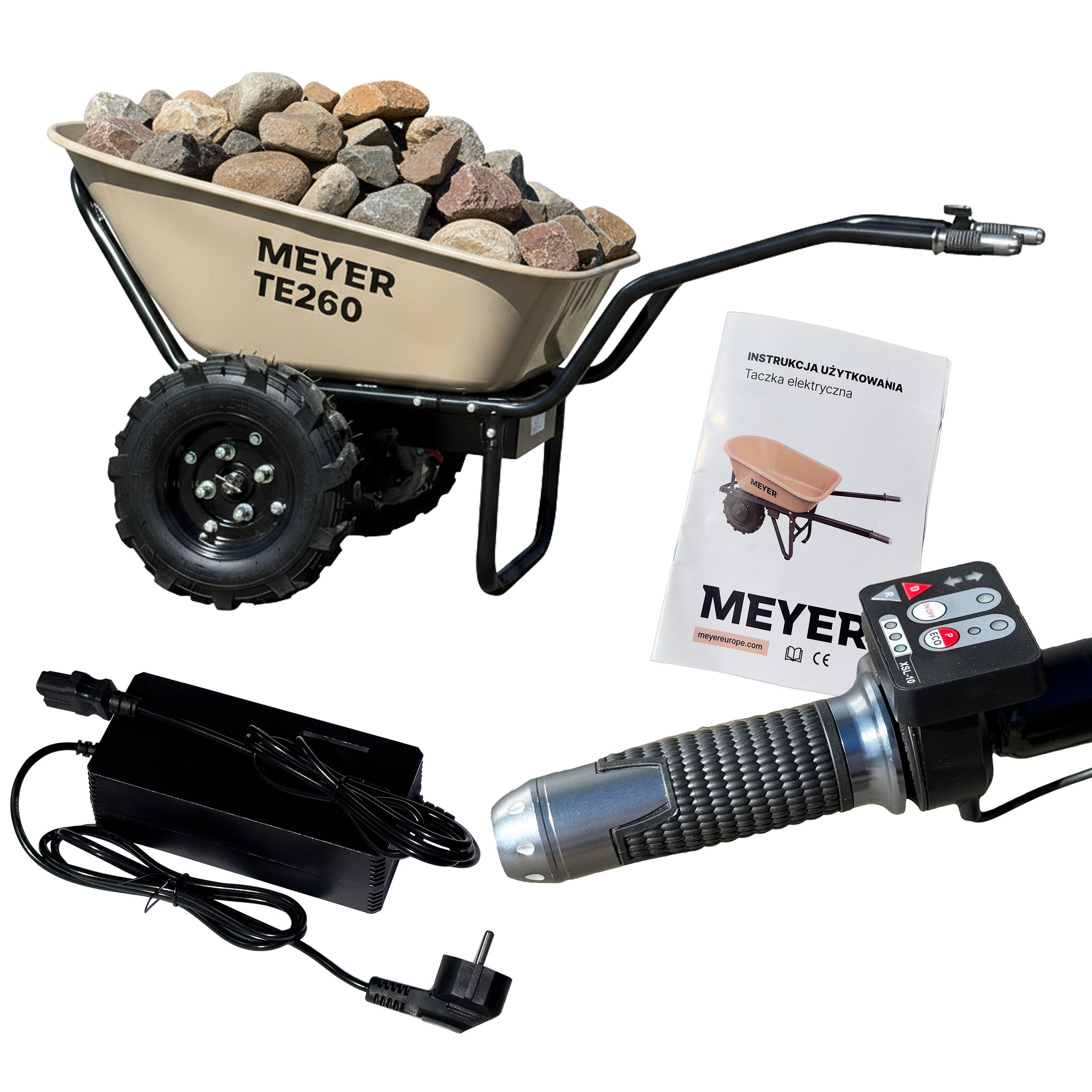 Taczka elektryczna z napędem MEYER TE260
